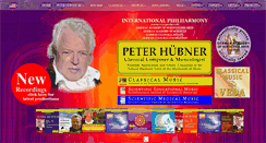 Desktop Screenshot of peterhuebner.com